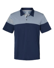 Load image into Gallery viewer, Adidas - Heathered 3-Stripes Colorblocked Polo
