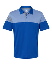 Load image into Gallery viewer, Adidas - Heathered 3-Stripes Colorblocked Polo
