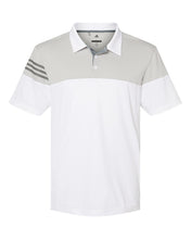 Load image into Gallery viewer, Adidas - Heathered 3-Stripes Colorblocked Polo
