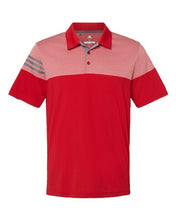 Load image into Gallery viewer, Adidas - Heathered 3-Stripes Colorblocked Polo
