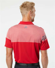 Load image into Gallery viewer, Adidas - Heathered 3-Stripes Colorblocked Polo
