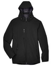 Charger l&#39;image dans la galerie, Men&#39;s Glacier Insulated Three-Layer Fleece Bonded Soft Shell Jacket with Detachable Hood
