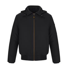Charger l&#39;image dans la galerie, Big Red - Blouson aviateur en toile de coton pour adulte avec capuche amovible
