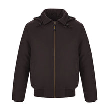 Charger l&#39;image dans la galerie, Big Red - Blouson aviateur en toile de coton pour adulte avec capuche amovible
