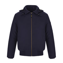 Charger l&#39;image dans la galerie, Big Red - Blouson aviateur en toile de coton pour adulte avec capuche amovible
