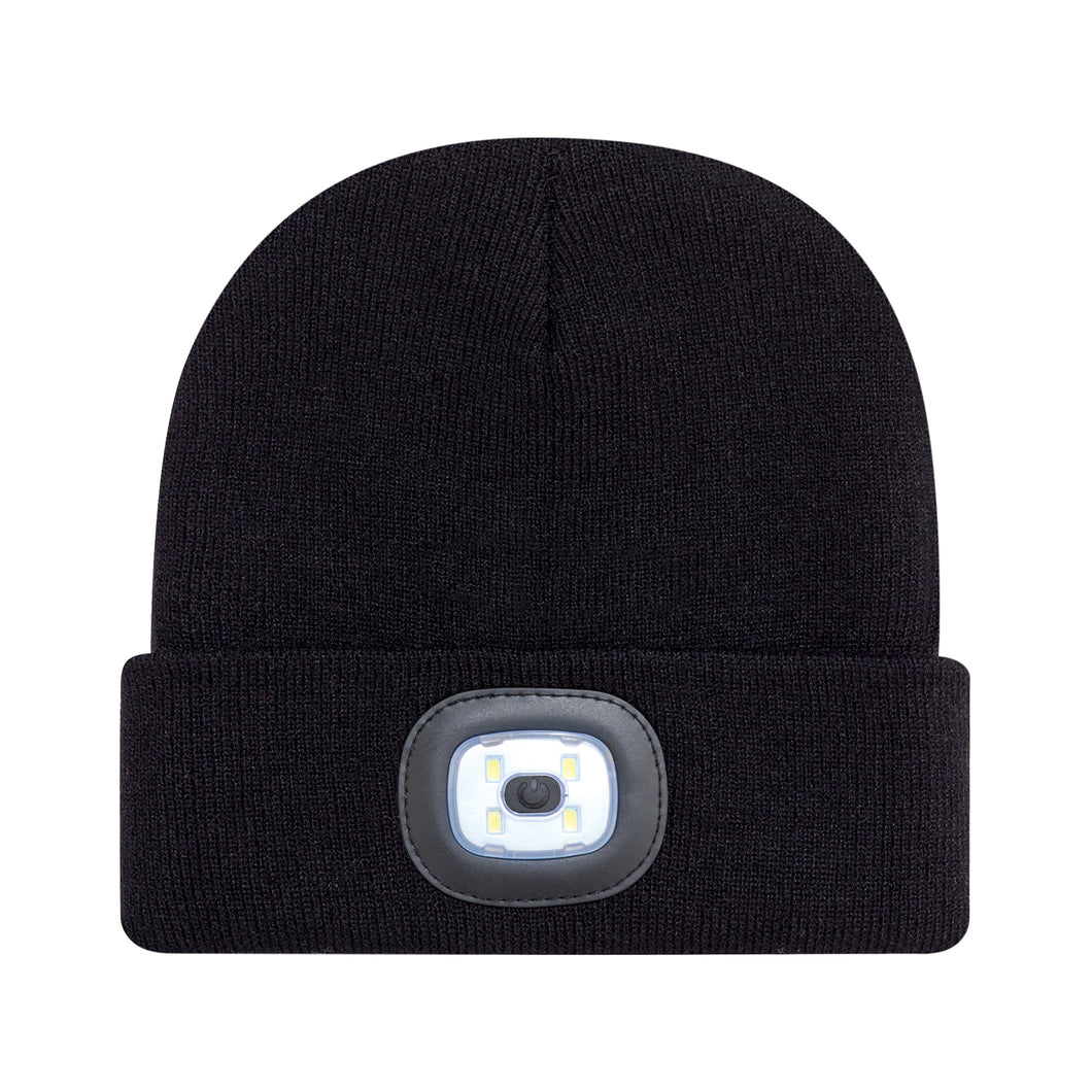Tuque à revers avec lumière LED