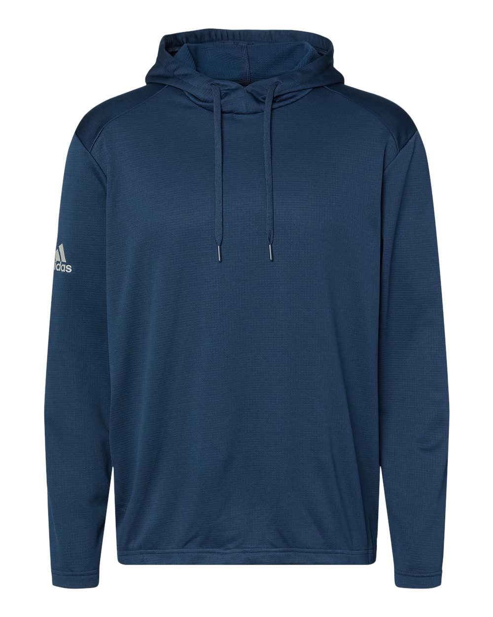 Men's Adidas - Textured Mixed Media Hooded Sweatshirt