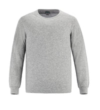 Charger l&#39;image dans la galerie, Adult Ring Spun Combed Cotton Long Sleeve Crewneck T-Shirt-Breeze
