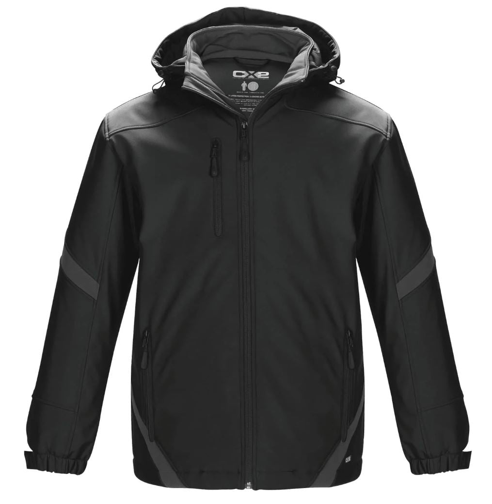Men's Insulated Softshell Jacket w/ Detachable Hood-Typhoon