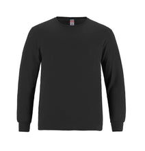 Charger l&#39;image dans la galerie, Adult Ring Spun Combed Cotton Long Sleeve Crewneck T-Shirt-Breeze
