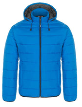 Charger l&#39;image dans la galerie, Men&#39;s Puffy Jacket with Detachable Hood-Glacial
