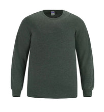Load image into Gallery viewer, Adult Ring Spun Combed Cotton Long Sleeve Crewneck T-Shirt-Breeze
