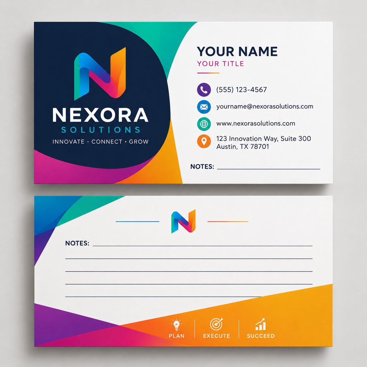 Writable 14pt Business Cards