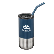 Load image into Gallery viewer, Bondi Double Wall Tumbler w/ Straw -18oz

