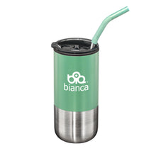 Load image into Gallery viewer, Bondi Double Wall Tumbler w/ Straw -18oz

