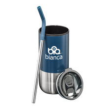 Load image into Gallery viewer, Bondi Double Wall Tumbler w/ Straw -18oz
