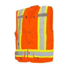 Load image into Gallery viewer, Deluxe Surveyor Vest, 4&quot; Refl. Tape, 17 Pockets
