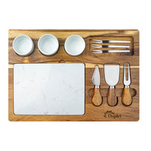 Load image into Gallery viewer, Milton 11-Piece Acacia Wood Cheese Set
