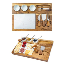 Load image into Gallery viewer, Milton 11-Piece Acacia Wood Cheese Set
