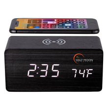 Charger l&#39;image dans la galerie, Enceinte de chargement sans fil Opus avec horloge
