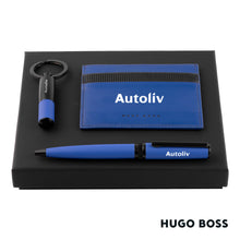 Load image into Gallery viewer, Hugo Boss® Matrix Card Holder/Gear Matrix Ballpoint Pen/Keychain
