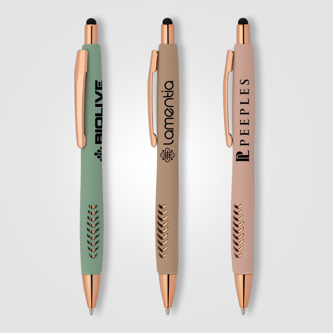 Avalon Softy Rose Gold Designer Pen w/ Stylus