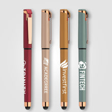 Load image into Gallery viewer, Islander Softy Rose Gold Metallic Designer Gel Pen w/ Stylus
