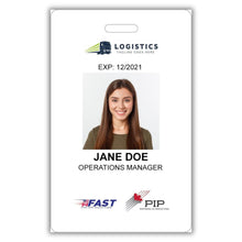 Load image into Gallery viewer, Photo ID Badge (Vertical)
