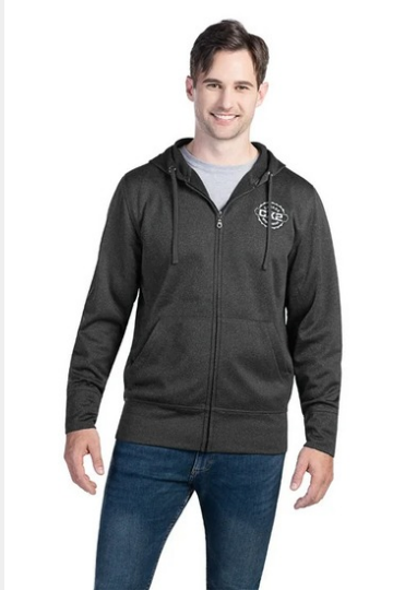 Cypress Creek - Adult Polyester Full-Zip Hooded Sweatshirt