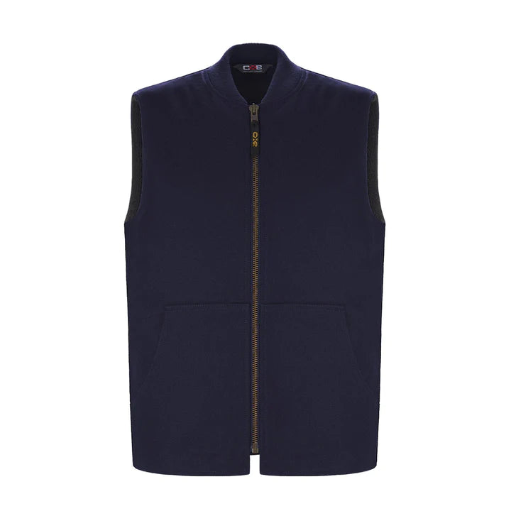 Men's Ram Cotton Canvas Vest With Sherpa Lining