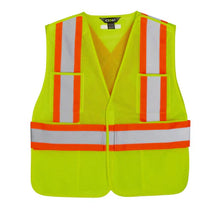 Charger l&#39;image dans la galerie, Patrol - Gilet de sécurité haute visibilité 5 points détachable en maille pour adulte - Taille unique
