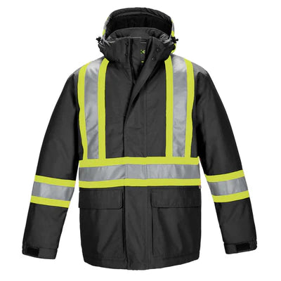 Armour - Hi-Vis Insulated Parka w/ Detachable Hood