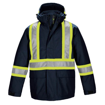 Armour - Hi-Vis Insulated Parka w/ Detachable Hood