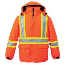 Load image into Gallery viewer, Armour - Hi-Vis Insulated Parka w/ Detachable Hood
