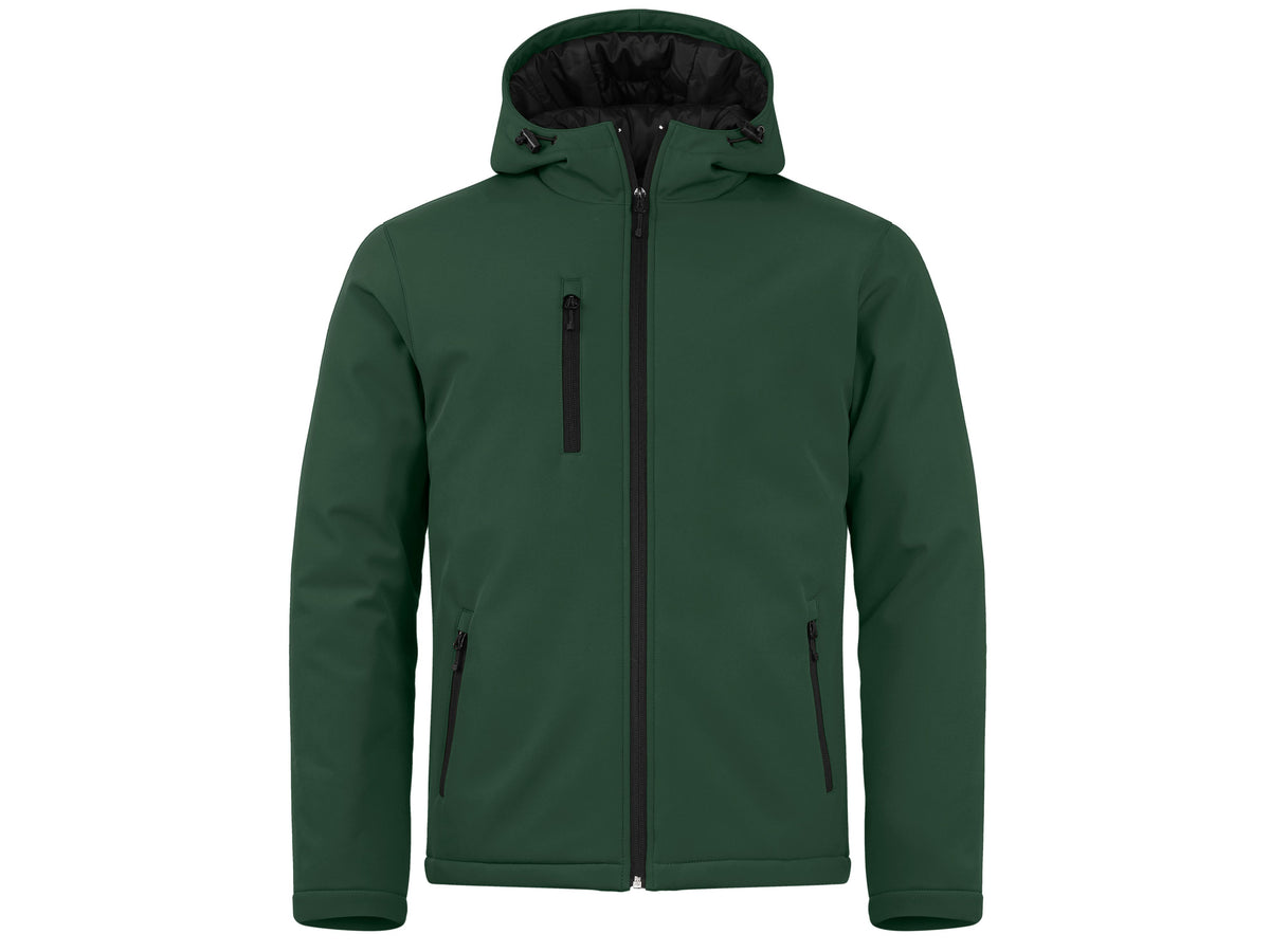 Equinox Insulated Softshell Mens Full Zip Hooded Jacket