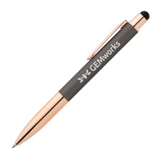 Load image into Gallery viewer, Baltic Softy Rose Gold Pen w/ Stylus
