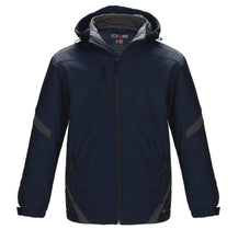 Load image into Gallery viewer, Men&#39;s Insulated Softshell Jacket w/ Detachable Hood-Typhoon
