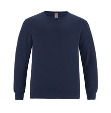 Load image into Gallery viewer, Adult Ring Spun Combed Cotton Long Sleeve Crewneck T-Shirt-Breeze

