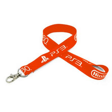 Charger l&#39;image dans la galerie, 3/4&quot; Silkscreened Flat Lanyard w/ Deluxe Swivel Hook
