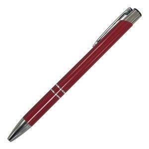 HAMILTON2 Aluminum Barrel, Metallic clip Plunger Action Ball Point Pen