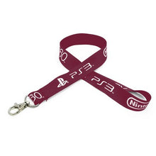 Charger l&#39;image dans la galerie, 3/4&quot; Silkscreened Flat Lanyard w/ Deluxe Swivel Hook
