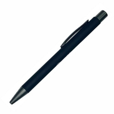 Comfort Rubberized Style Plunger Action Aluminum Pen