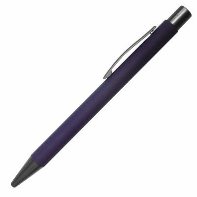 Comfort Rubberized Style Plunger Action Aluminum Pen