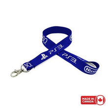 Charger l&#39;image dans la galerie, 3/4&quot; Silkscreened Flat Lanyard w/ Deluxe Swivel Hook
