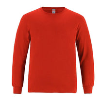 Load image into Gallery viewer, Adult Ring Spun Combed Cotton Long Sleeve Crewneck T-Shirt-Breeze
