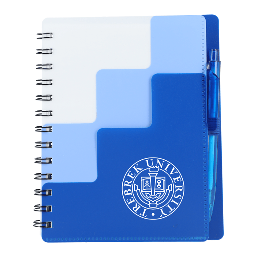 5" x 7" Recycled Pace Spiral Notebook w Pen