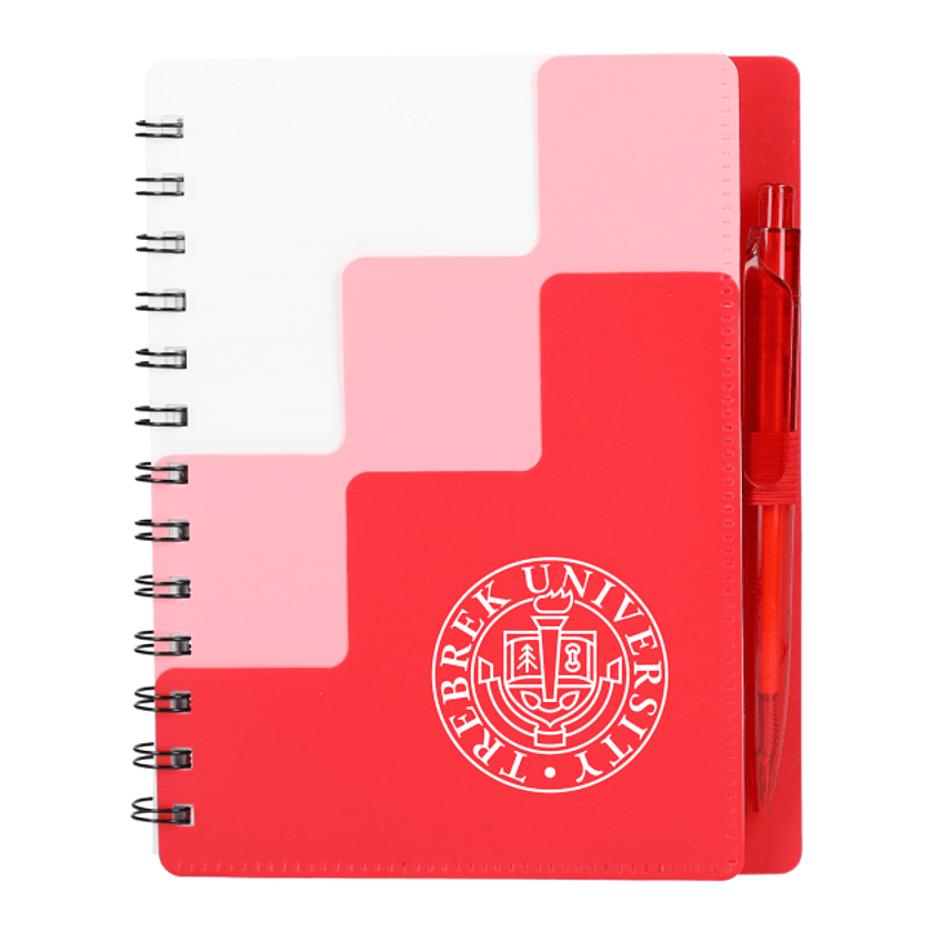 Carnet à spirale Pace recyclé 5" x 7" avec stylo