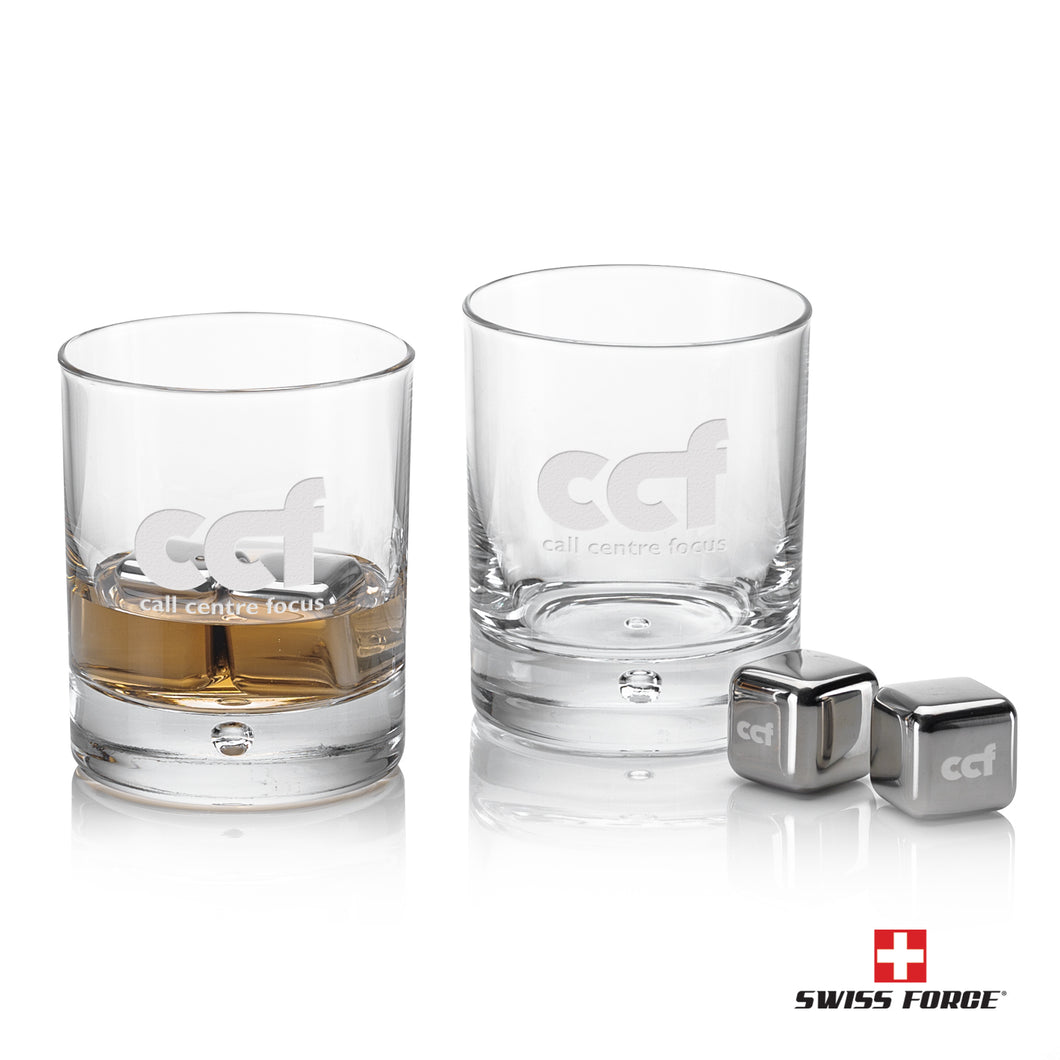 Glaçons Swiss Force® en acier inoxydable et 2 Bastia OTR