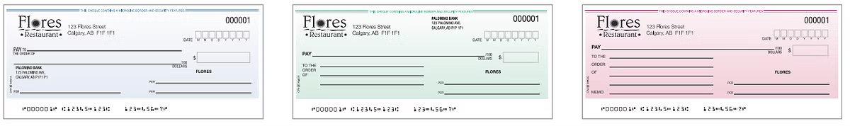 Manual Handwritten Cheques (2 To-A-Page)