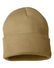 Load image into Gallery viewer, Sportsman - Solid 12&quot; Cuffed Beanie
